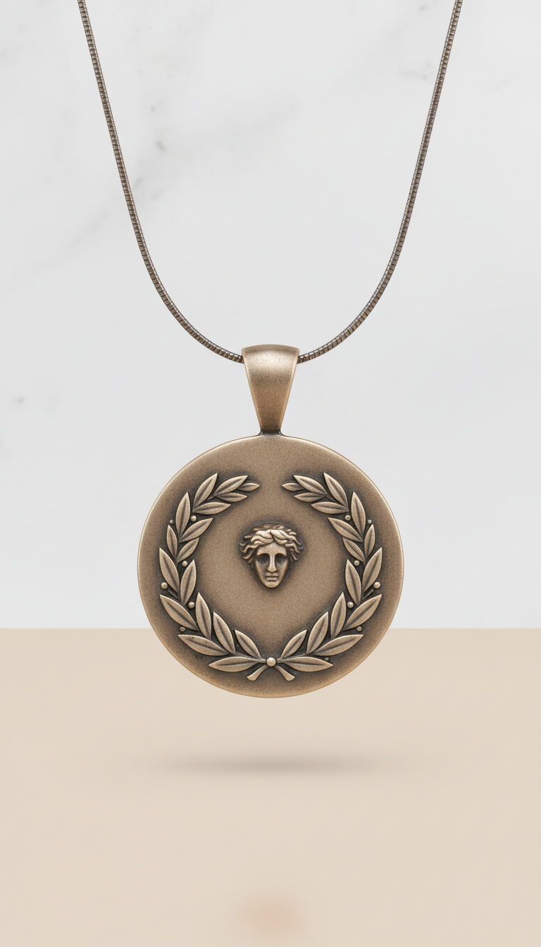 Apollo Laurel Pendant Necklace