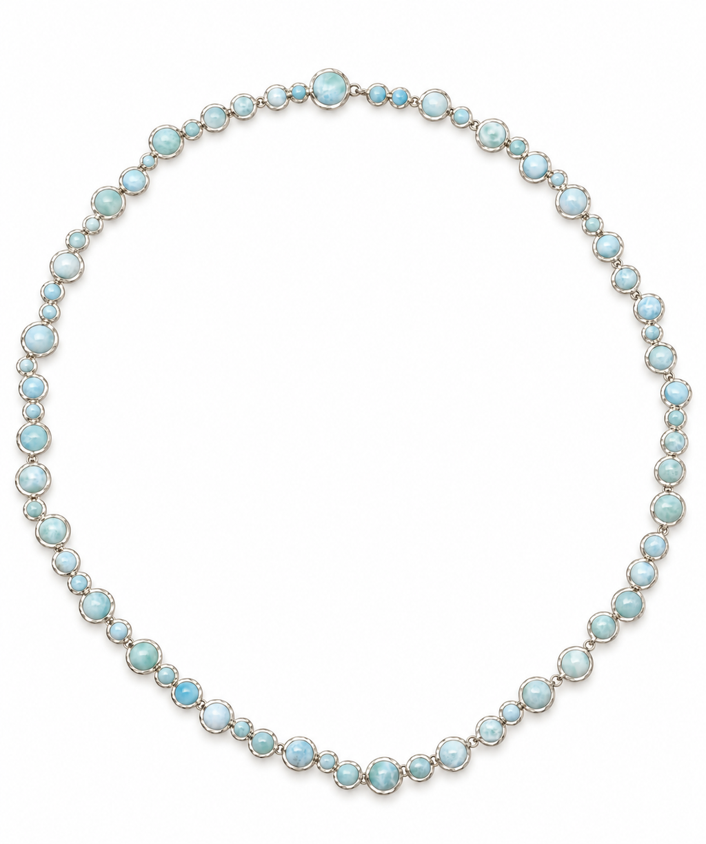 Larimar Bubble Necklace