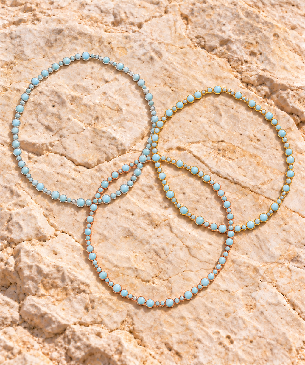 Larimar Bubble Necklace