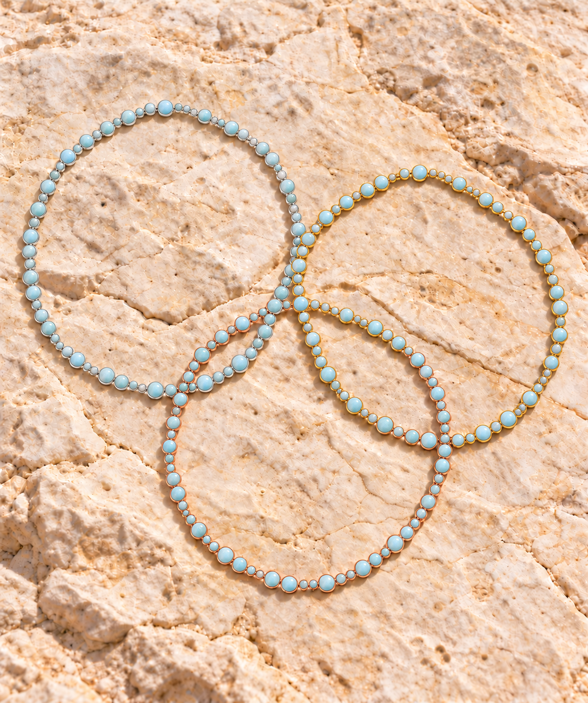 Larimar Bubble Necklace