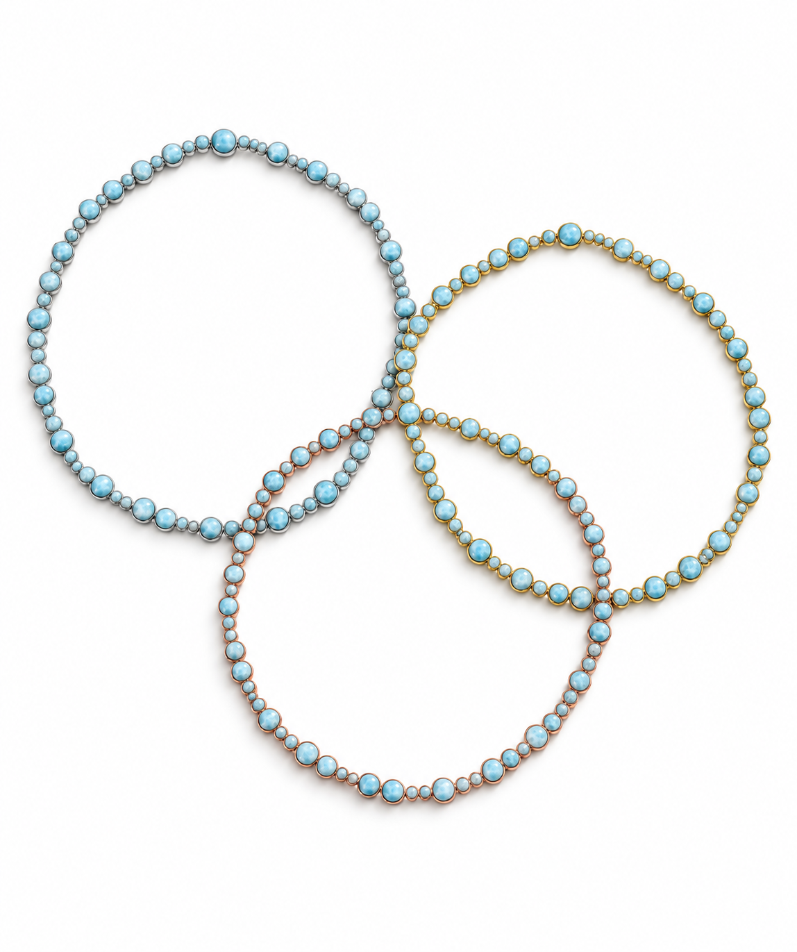 Larimar Bubble Necklace