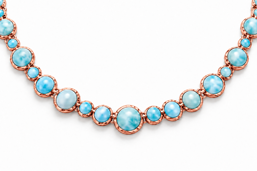 Larimar Bubble Necklace