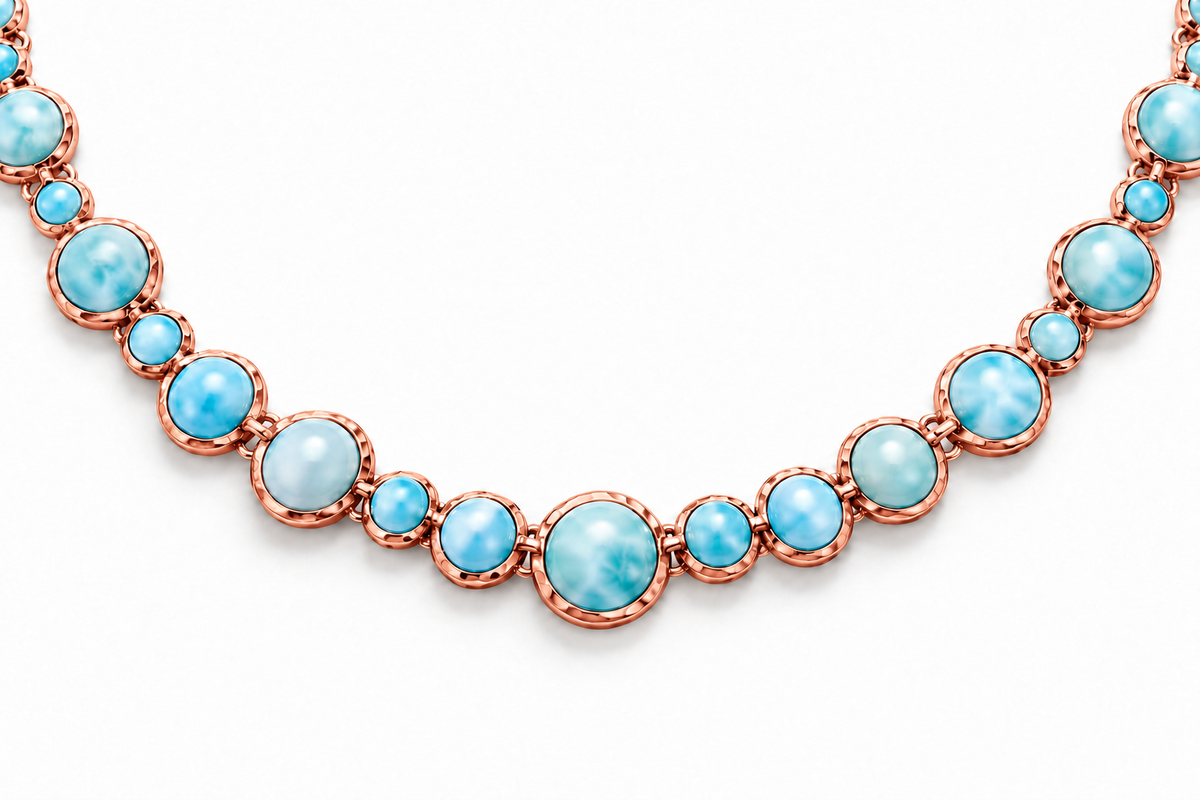 Larimar Bubble Necklace