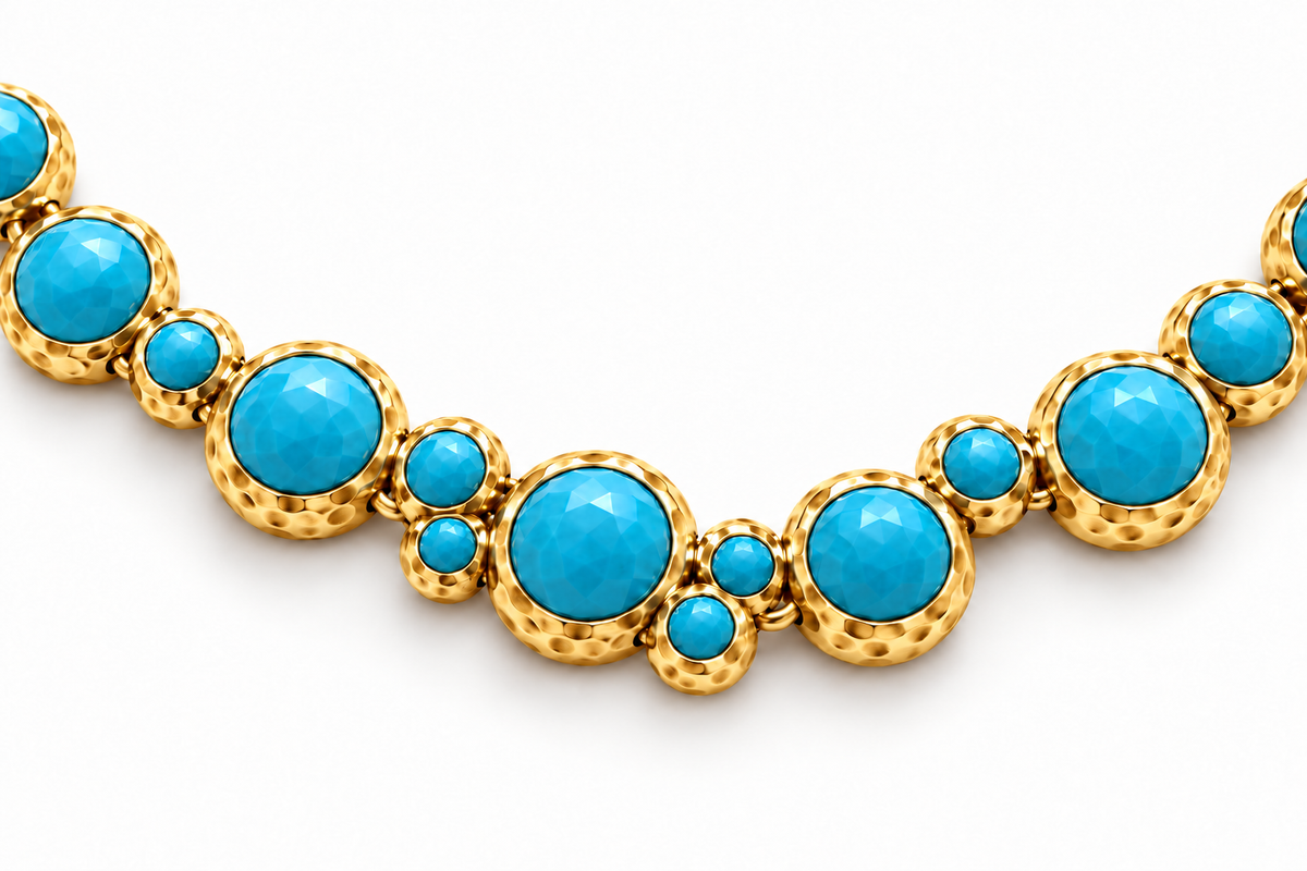Turquoise Bubble Necklace
