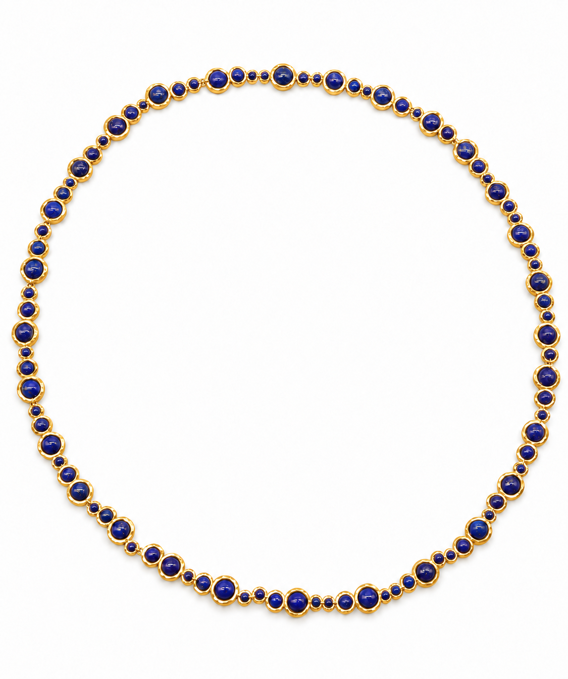 Blue Lapis Bubble Necklace