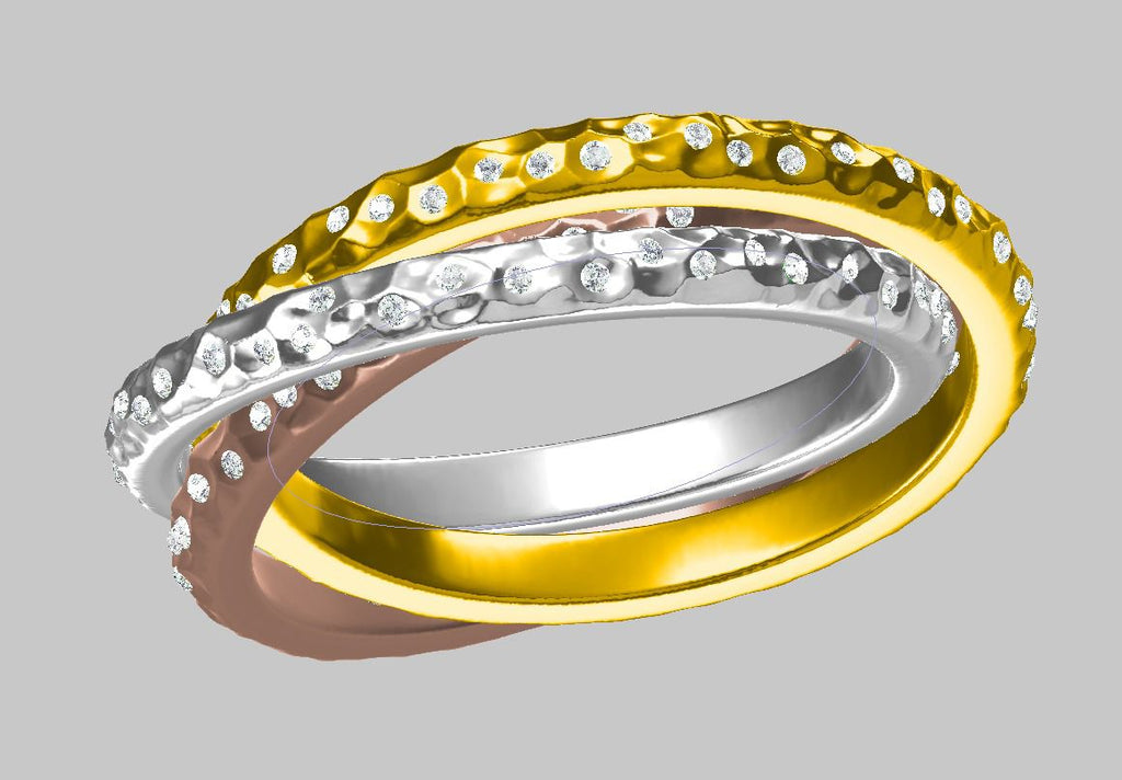Agia Triada Ring 18rct Gold - 2mm Band