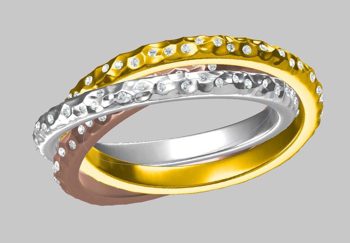 Agia Triada Ring 18rct Gold - 2mm Band