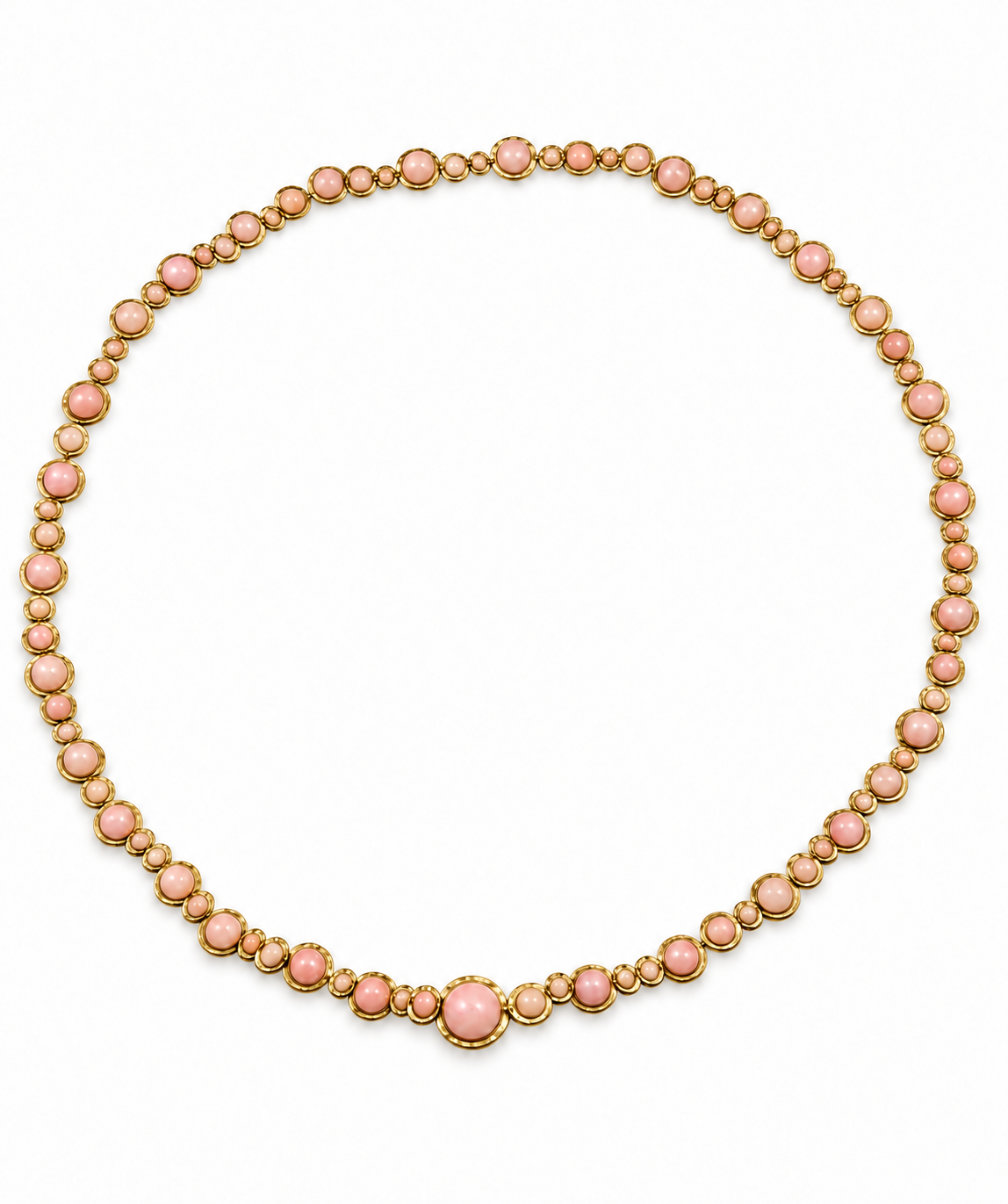 Pink Opal Bubble Necklace